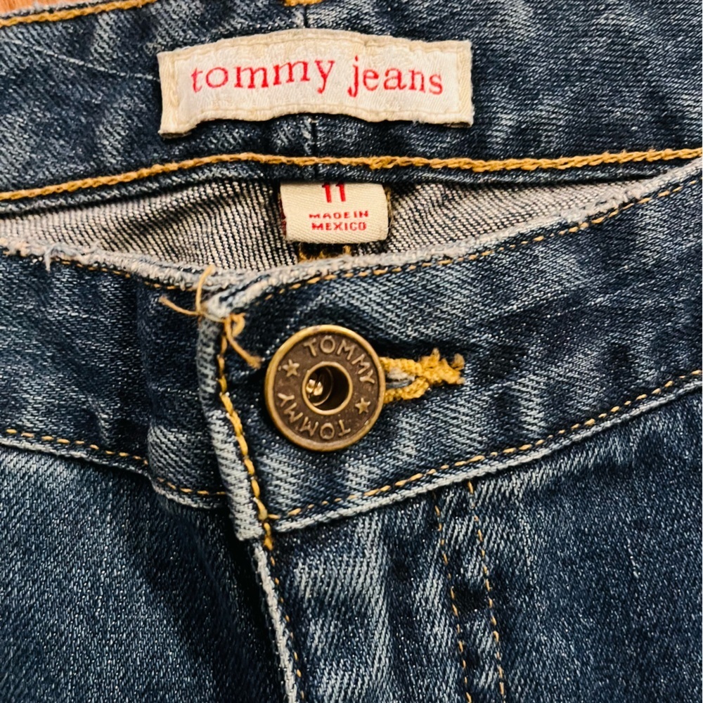 Vintage 2005 Low Rise Flare Tommy Jeans size 11 - Picture 5 of 10
